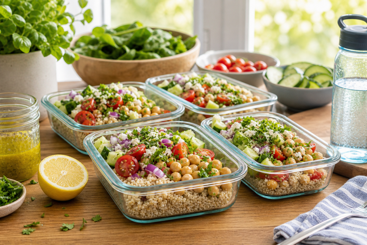 Summer Meal Prep Without an Oven: Grain Bowls